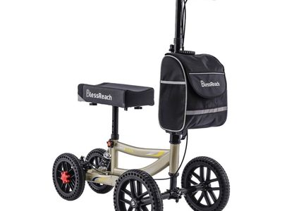 Brand New Bless Reach WB2202-T Post Surgery Knee Foot Scooter Replace the Crutches Disc Brake and Shock Fully Assembled For You