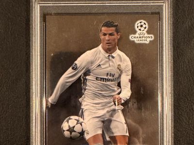 2017 Topps Chrome UEFA Cristiano Ronaldo Champ Promo #CR PSA 10 Real Madrid