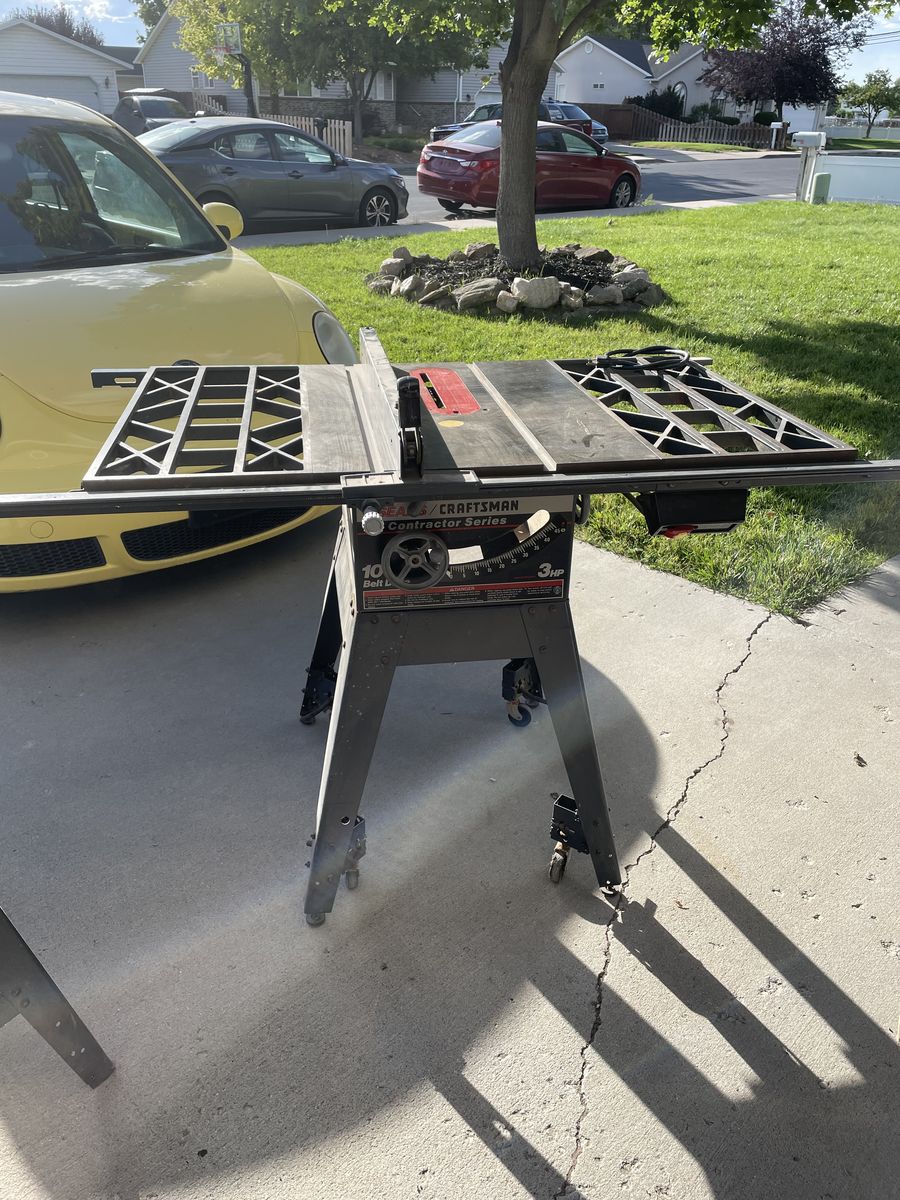 Craftsman Contractor 10" Belt Drive Table Saw Model 113.298842