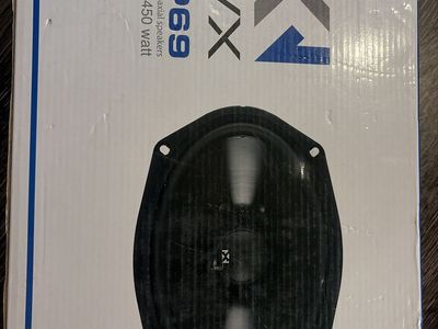 NVX NSP69 6x9" and NSP65 6.5" Coaxial Car Audio Speakers Bundle