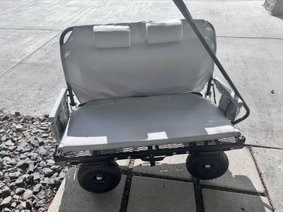 Lounge Wagon Convertible Utility Cart & Bench Beach Sports Wagon