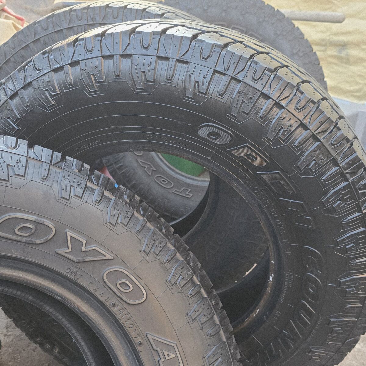 Set 4 Toyo A/T Open Country Tires LT 245/75 R16