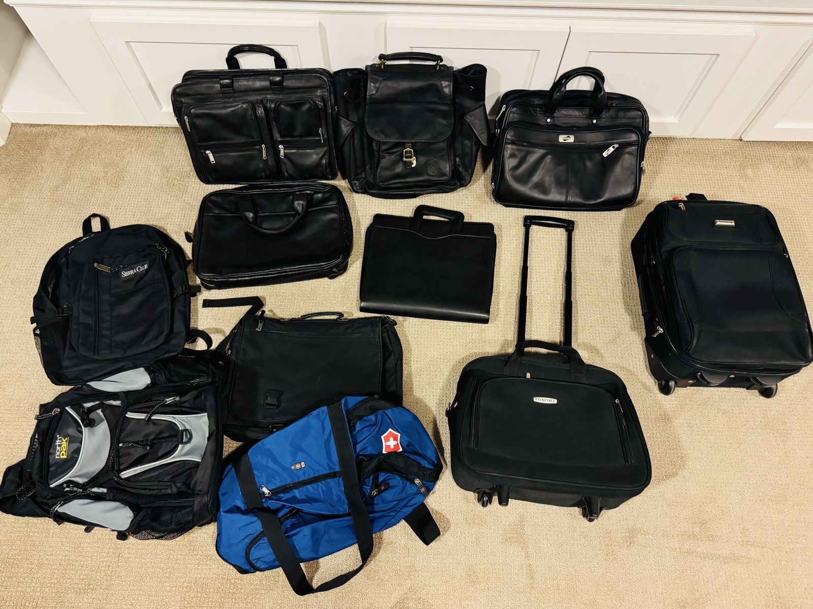 Luggage, bags, Backpacks, Briefcases
