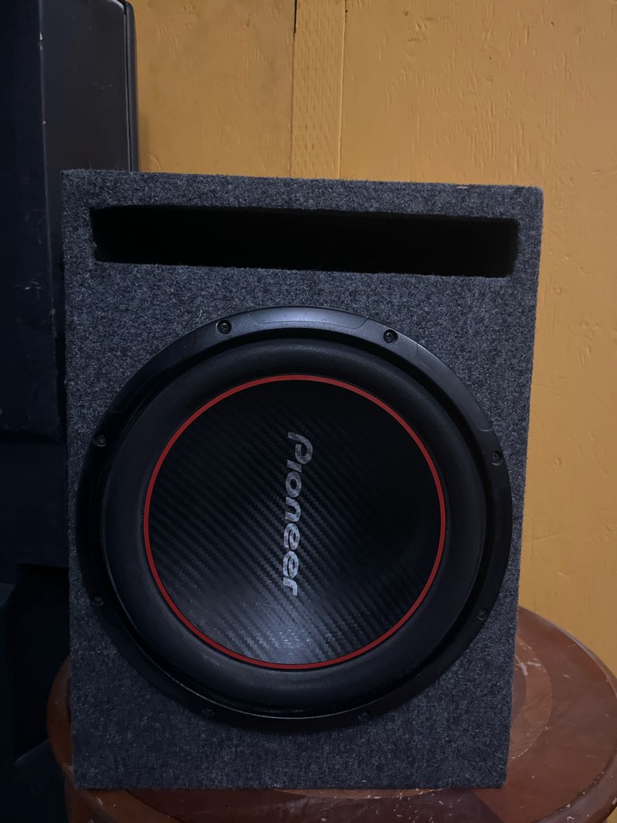 12”Pioneer Subwoofer in ported box for car truck