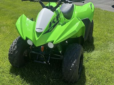 Kawasaki KFX 90 Youth ATV Green 90cc Quad - Excellent Condition