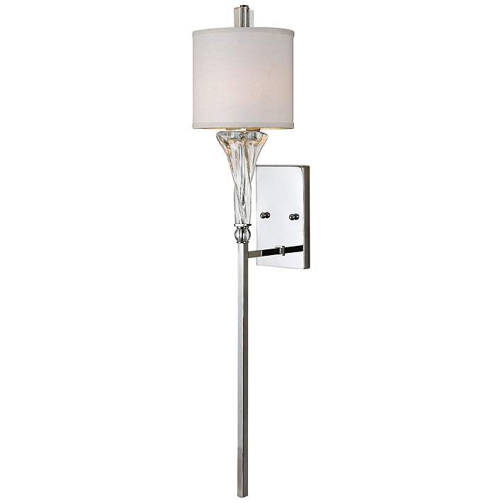 Modern Elegance Chrome Wall Sconce set