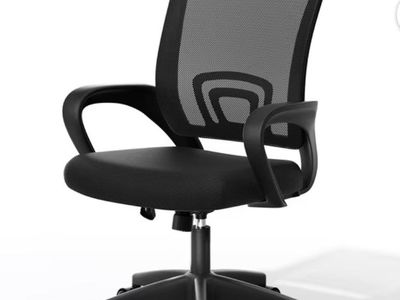 Ergonomic Mesh Office Chair – 330 LBS Capacity, Black #518