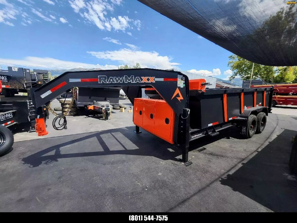 2026 RawMaxx 7X16' GN LPX 16K Dump Trailer