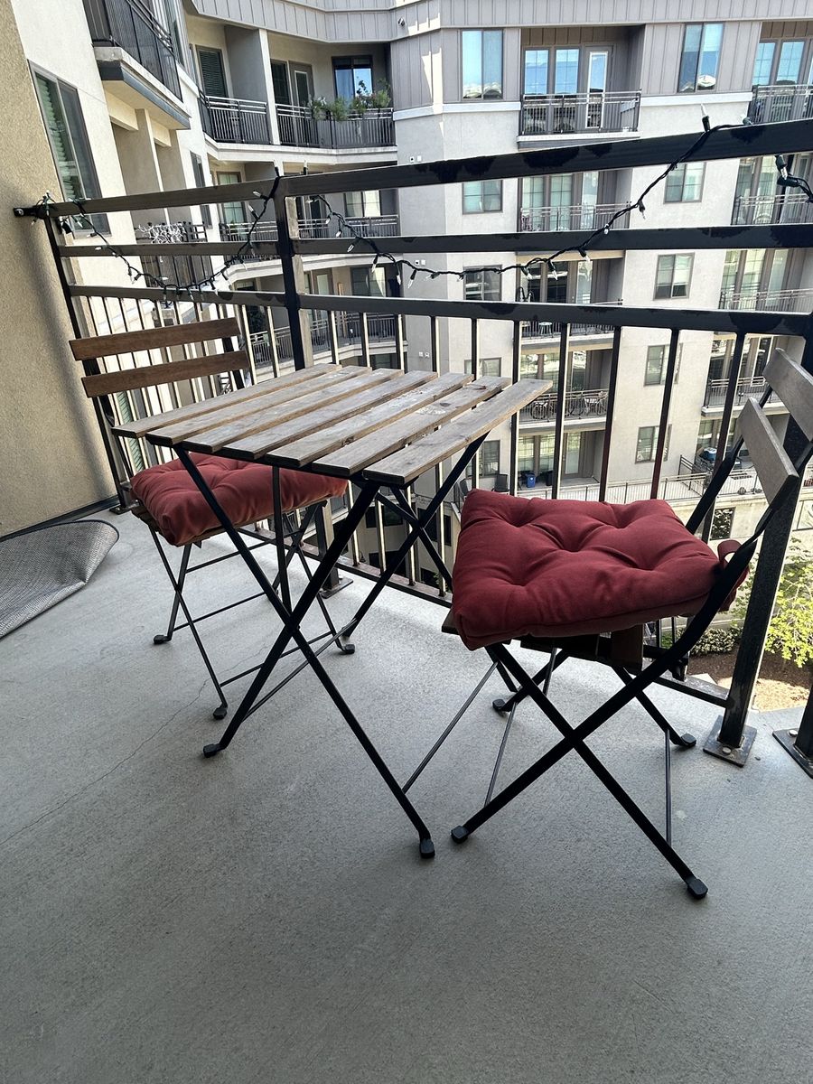 3 Piece Outdoor Table and Chairs