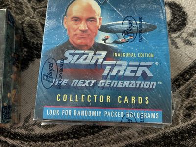 Impel Star Trek The Next Generation Inaugural Edition Collector Cards Factory Sealed Box