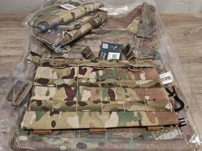 Multicam Plate Carrier Setup for AR15 Sized Mags