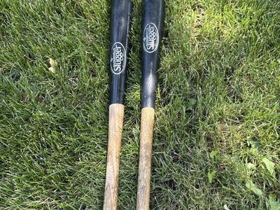 2 Louisville slugger wood baseball bats