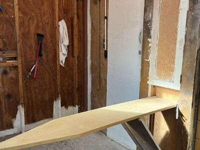 Vintage Ironing Board Door