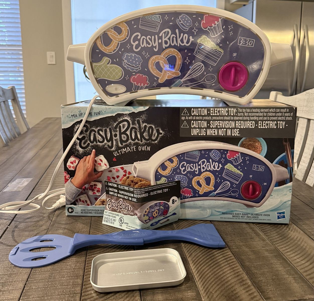 Like New Easy-Bake Ultimate Oven Hasbro Toy Oven, Model F2666 - Gently Used with Accessories