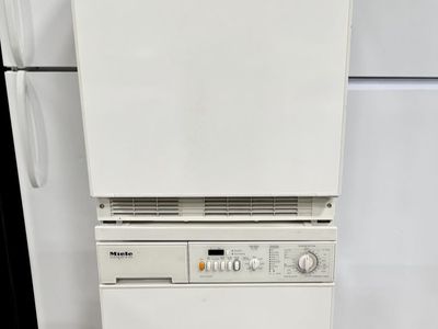 MIELE 24 INCH STACK SET WITH WARRANTY