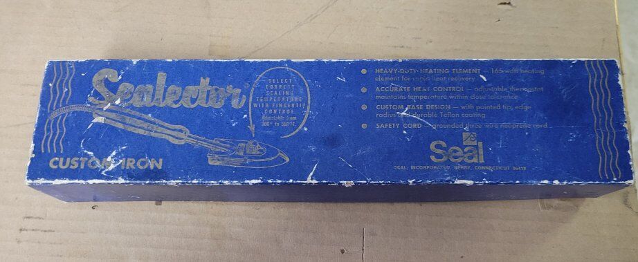 Vintage Seal Selector Tacking Iron