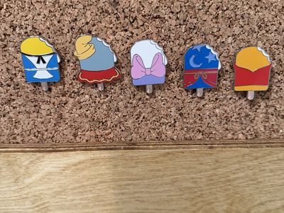 Genuine Disney Mystery Pins Ice Cream Series 2