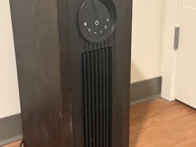 Members Mark All Season Tower Heater with Remote Control, Dark Wood Finish, Digital Display