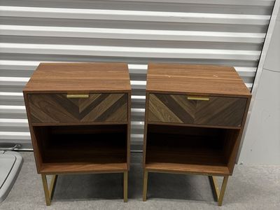 Modern Nightstands / End Tables – Set of 2
