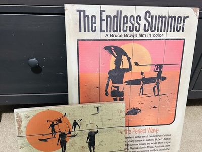 The Endless Summer & Longboards Required Melbourne Beach FL Surfing Wood Wall Art Decor Set