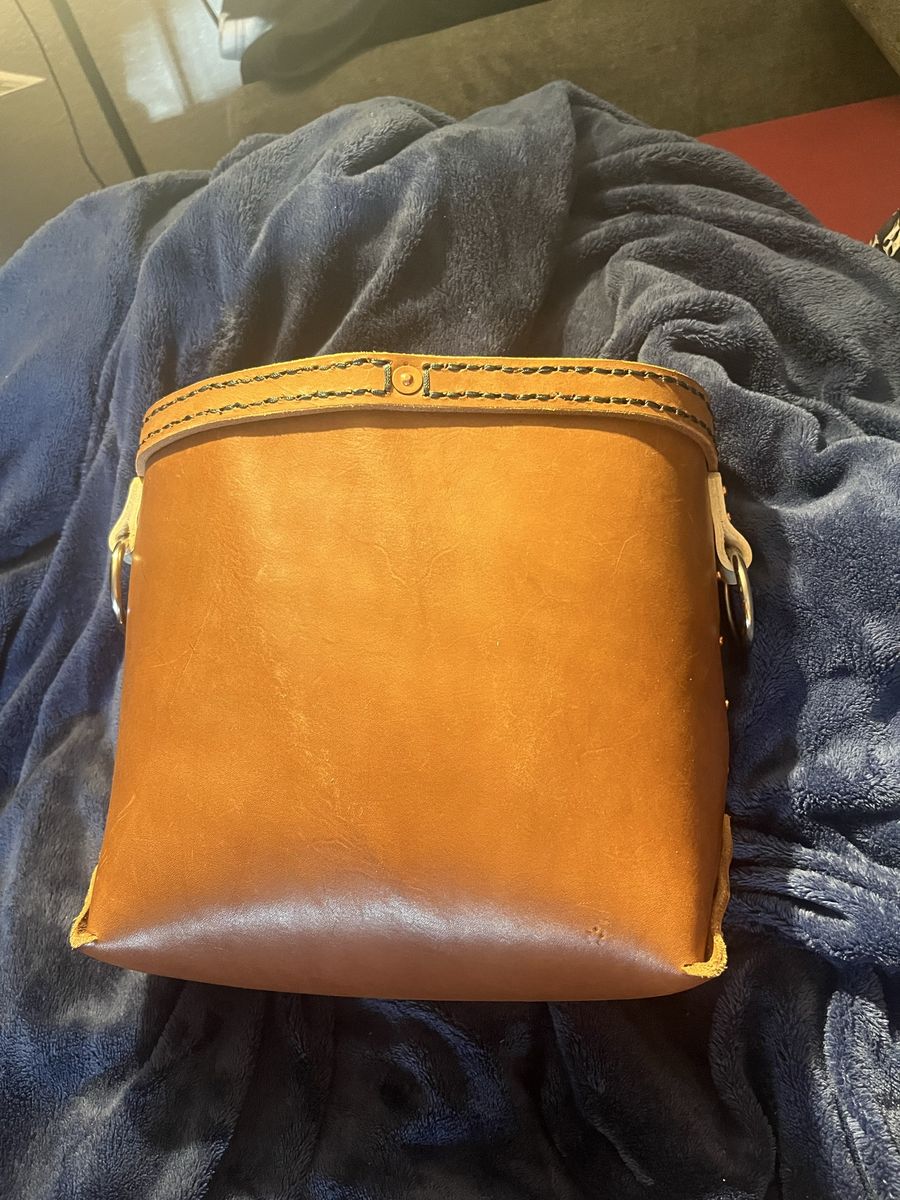 Leather Bolt Bag