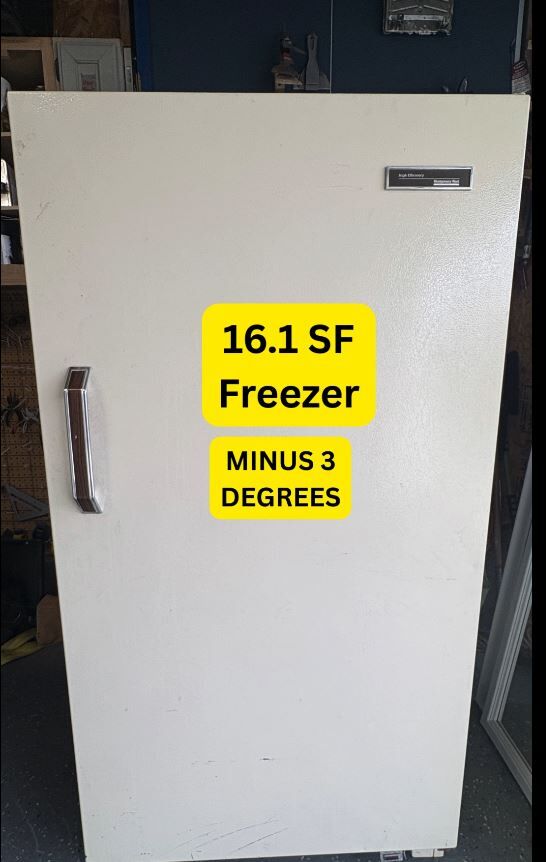 FREE DELIV - Working Freezer 16.1 sf (upright)