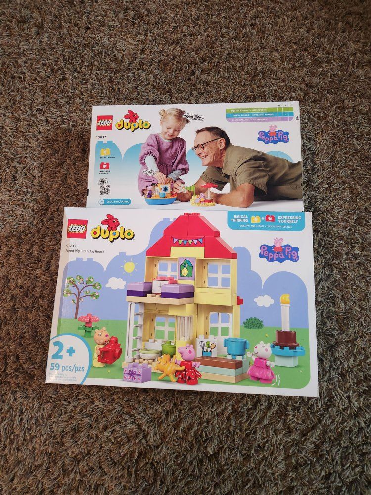 2 New Duplo Peppa Pig sets