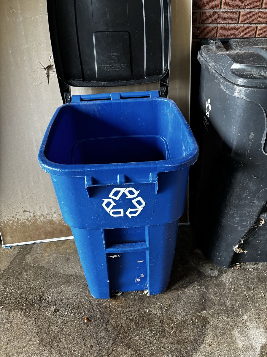 Small Blue Recycling Bin 