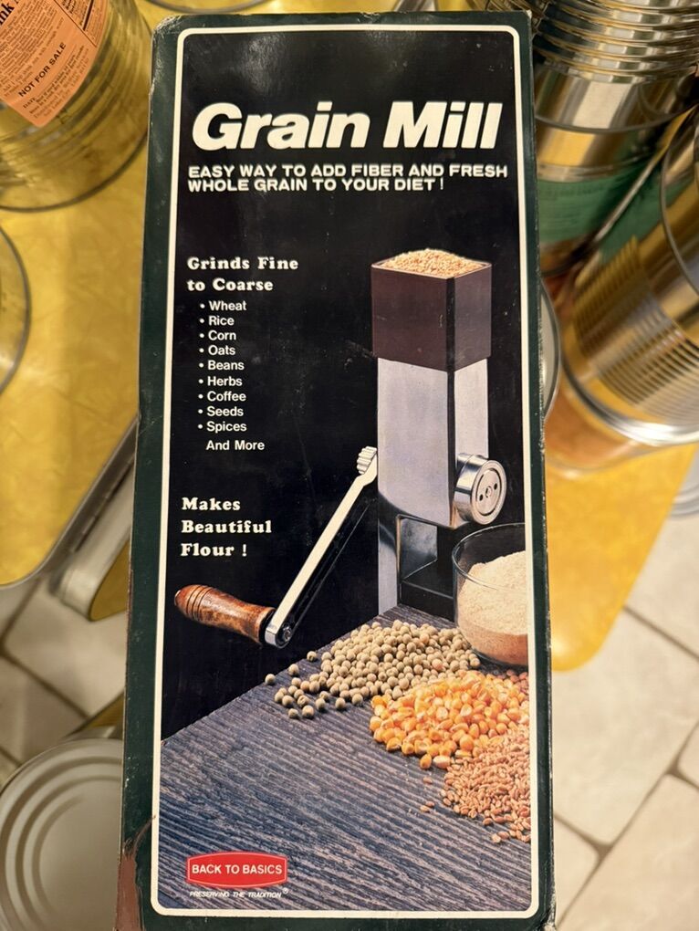 Wheat Grain Mill Handcrank
