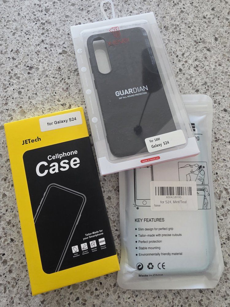 3 New Galaxy S24 Cellphone Cases