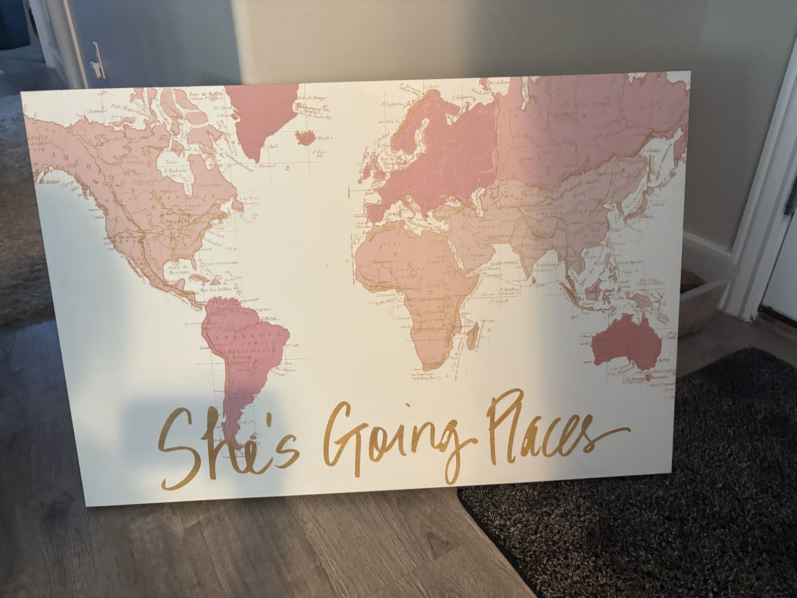 Pink picture girl room