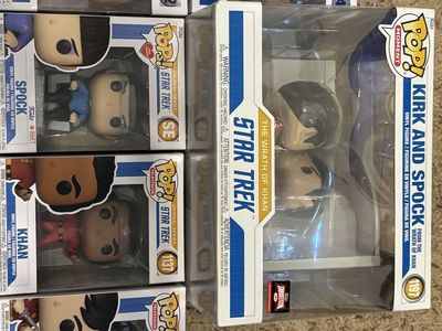 Star Trek Funko Pop Vinyl Figure Lot - Spock, Kirk, Sulu, Khan, Scotty & Klingon