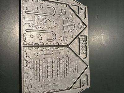 Nordic Ware Cast Aluminum Gingerbread House Cake Baking Pan Mold