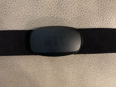 iFit Bluetooth heart rate monitor with chest strap