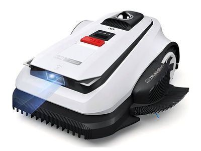 Lawn Mower ECOVACS Goat A3000 LiDAR PRO Robotic for Up to 3/4 Acre, 7500 mAh Battery with 189W Fast Charging, Wire-Free Dual-Li