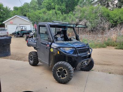Polaris Ranger 1000 4x4 UTV Side-by-Side with Plow Attachment
