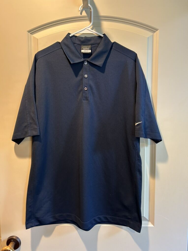 Nike Dri-Fit Victory Golf Polo Navy mens Large