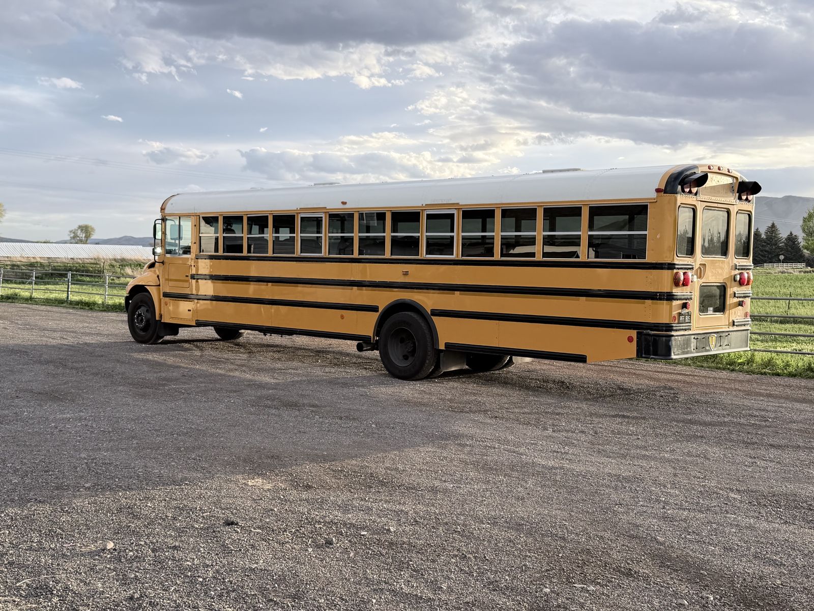 2012 International CE School Bus – Trade for Street Bike