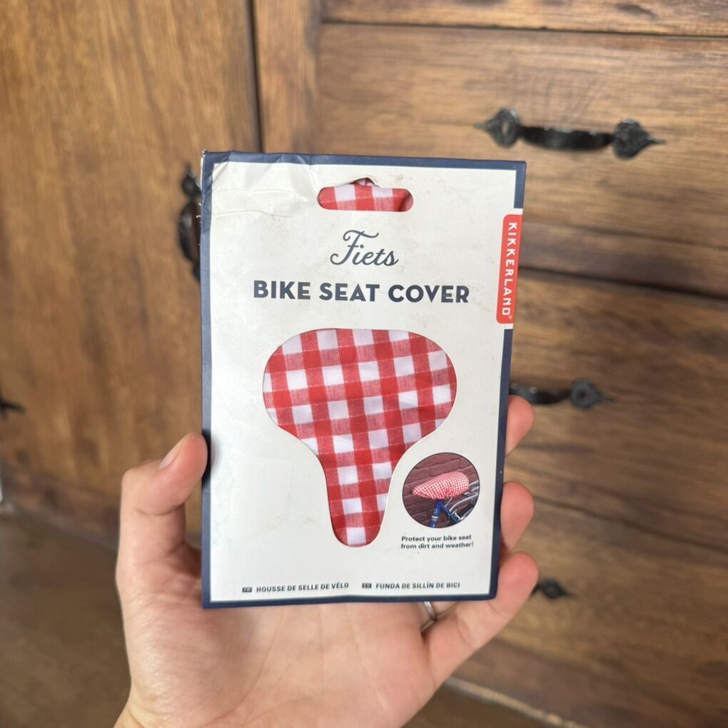 New Gingham Pattern Bicycle Bike Seat. Cover