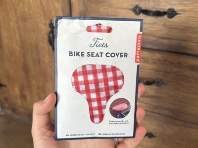 New Gingham Pattern Bicycle Bike Seat. Cover