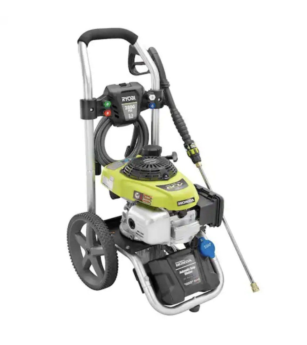 Ryobi 2800 PSI 2.3 GPM Pressure Washer with Honda Motor GCV 160. Excellent Conditions!