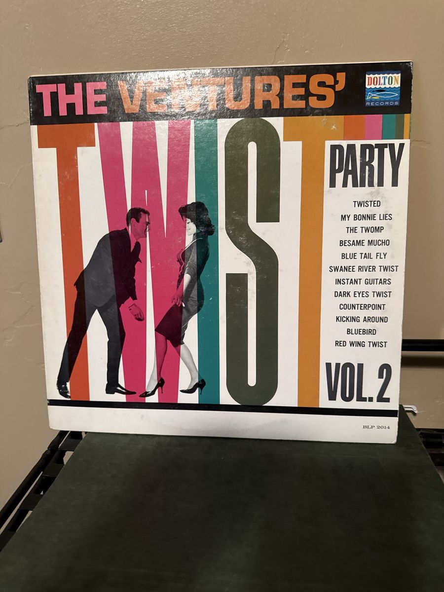 The Ventures Twist Party Vol. 2 Vinyl LP Record - Dolton Records BLP 2014