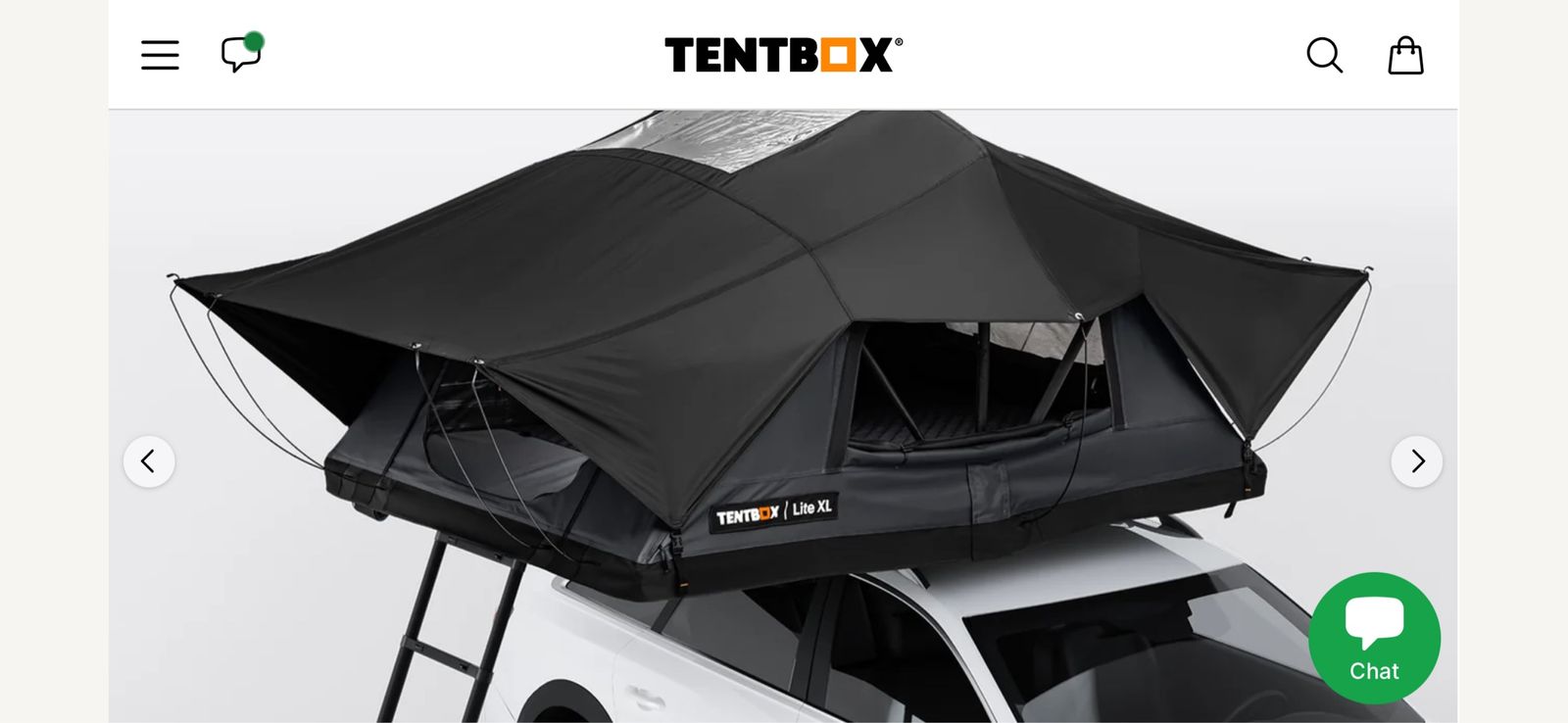 TentBox Lite XL Rooftop Tent