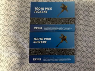 2 season 1 Toothpick pickaxe redeem codes