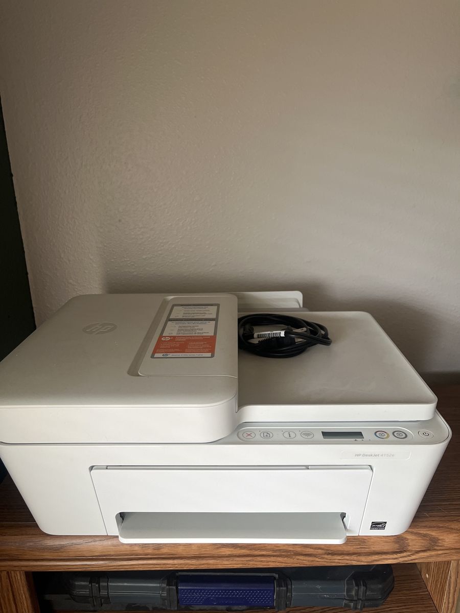 HP DeskJet 4152e Wireless All-in-One Printer - Print, Scan, Copy - White
