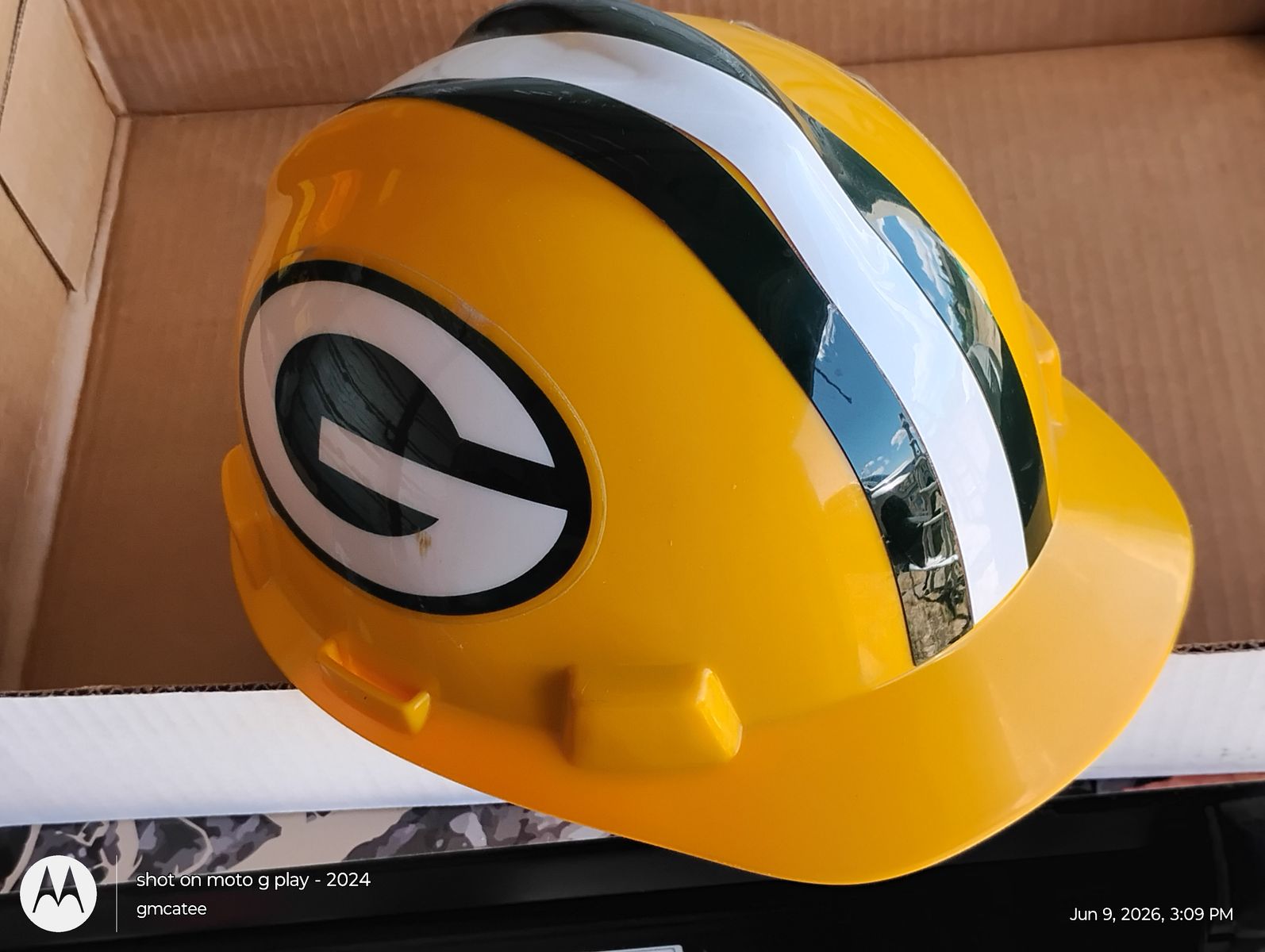 Green Bay Packers NFL Hard Hat Construction Helmet, Fan Gear Adult Size