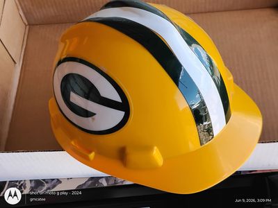 Green Bay Packers NFL Hard Hat Construction Helmet, Fan Gear Adult Size