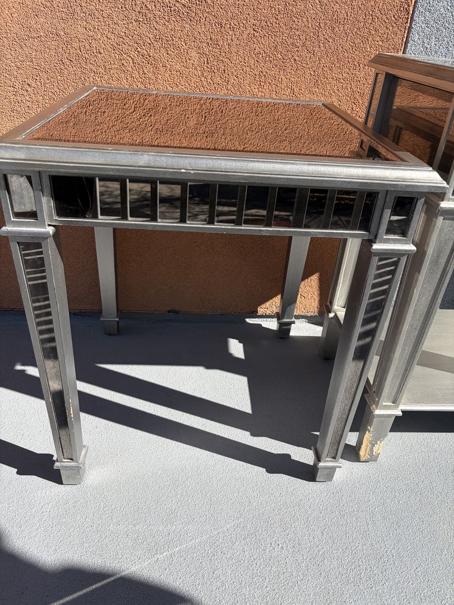 Mirrored Bedside/Side tables