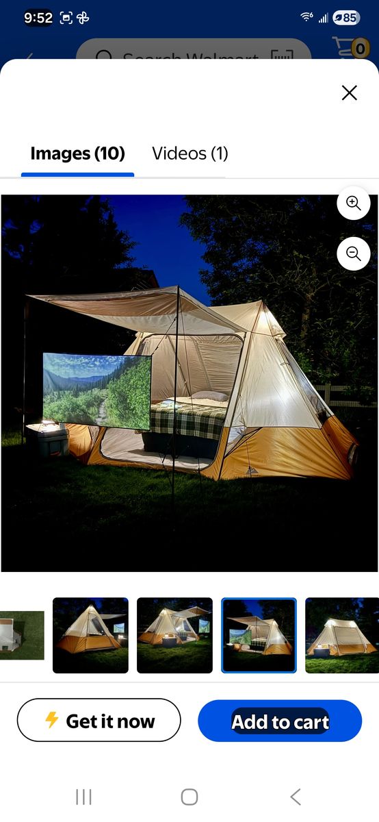10 person glamping tent. NEW IN BOX