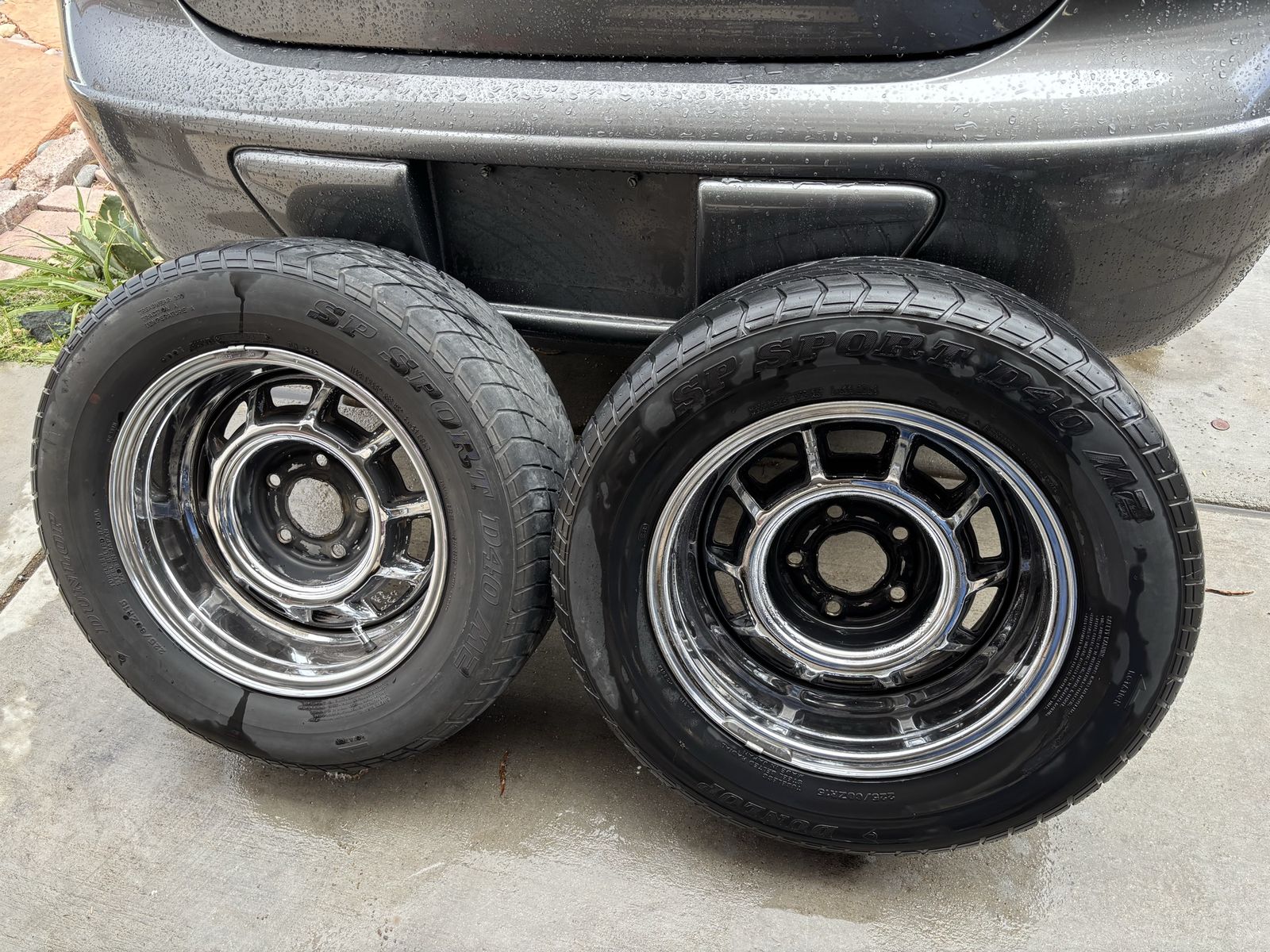 Two grand national wheels 